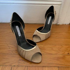 CHARLES DAVID TAN HIGH HEELS